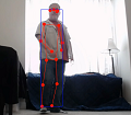 skeletal tracking image, man standing